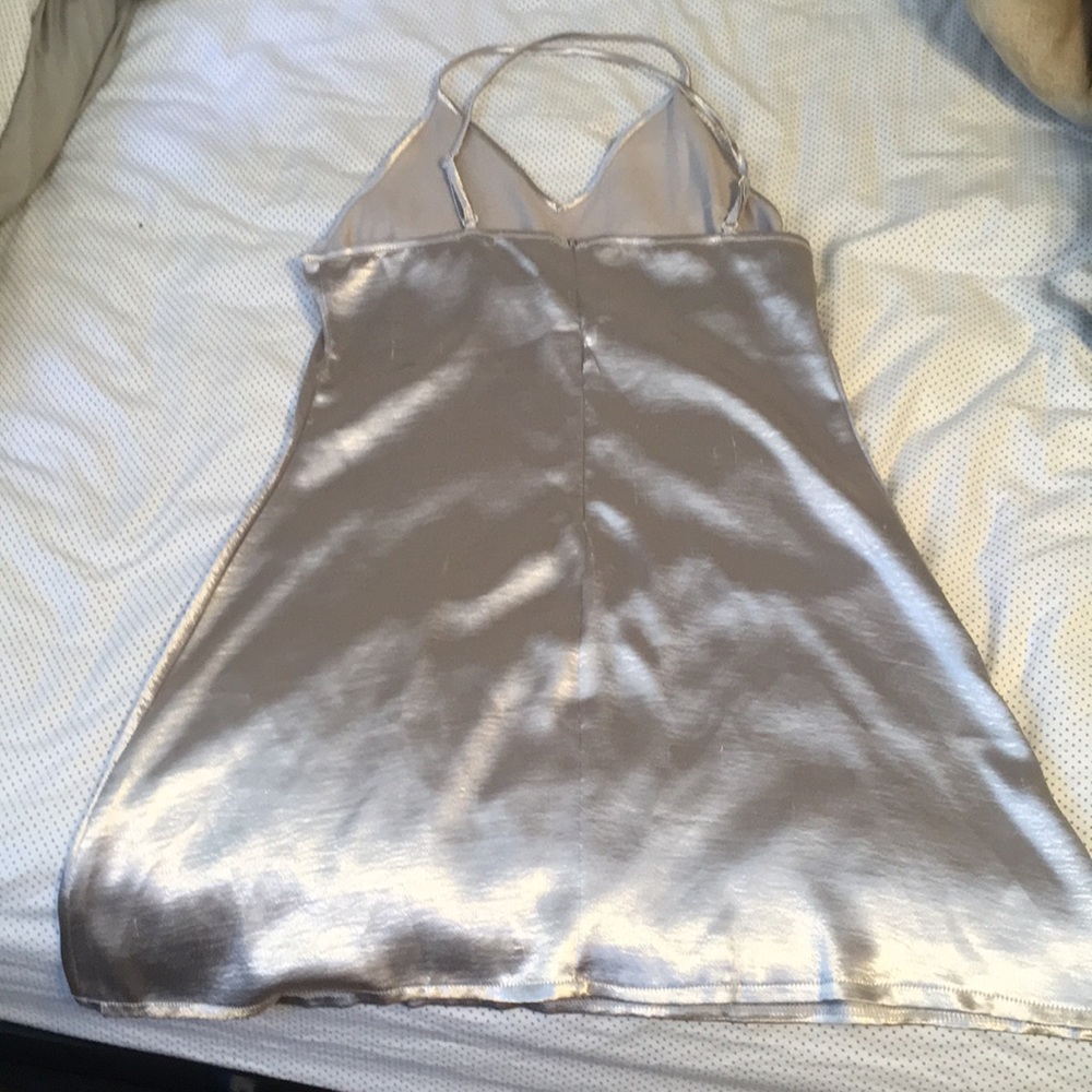 Silver party dress - Picture 2 of 3